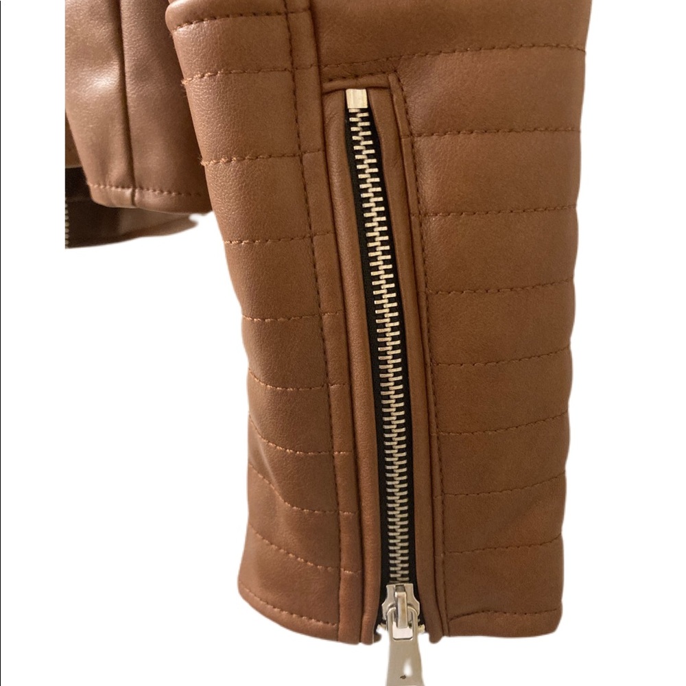 NWT π Bagatelle soft vegan tan leather M - Picture 6 of 13